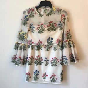 Two piece Vone crop top and skirt